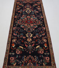 Load image into Gallery viewer, Handmade Antique, Vintage oriental Persian \Hamedan rug - 246 X90 cm
