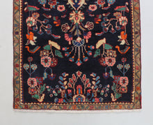 Load image into Gallery viewer, Handmade Antique, Vintage oriental Persian \Hamedan rug - 246 X90 cm
