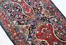 Load image into Gallery viewer, Handmade Antique, Vintage oriental Persian Mahal rug - 220 X 135 cm
