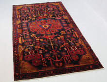 Load image into Gallery viewer, Handmade Antique, Vintage oriental Persian  Nahavand rug - 260 X 138 cm
