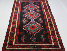 Load image into Gallery viewer, Handmade Antique, Vintage oriental Wool Persian \Karmanshah rug - 295 X 150 cm
