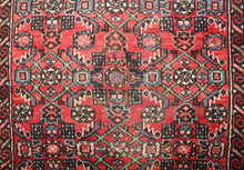 Load image into Gallery viewer, Handmade Antique, Vintage oriental Persian Hosinabad rug - 408 X 103 cm
