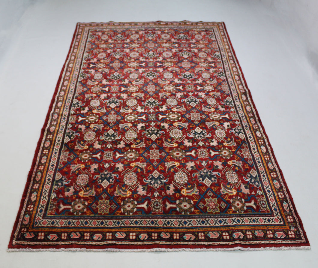 Handmade Antique, Vintage oriental Persian \Mahal rug - 288 X 157 cm