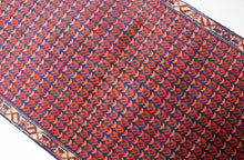 Load image into Gallery viewer, Handmade Antique, Vintage oriental Wool Persian \Mahal rug - 206 X108 cm
