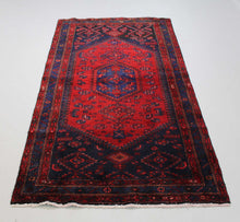 Load image into Gallery viewer, Handmade Antique, Vintage oriental Persian Zanjan rug - 197 X 107 cm
