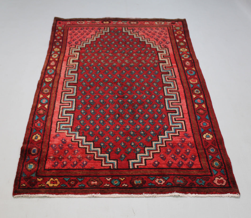 Handmade Antique, Vintage oriental Persian Mosel rug - 200 X 125 cm