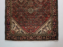 Load image into Gallery viewer, Handmade Antique, Vintage oriental Persian Hosinabad rug - 337 X 105 cm
