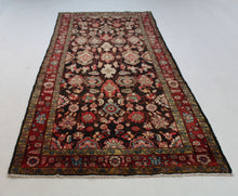 Load image into Gallery viewer, Handmade Antique, Vintage oriental Persian Hamedan rug - 285 X 115 cm

