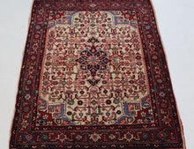 Load image into Gallery viewer, Handmade Antique, Vintage oriental Persian Bijar rug - 125 X 84 cm
