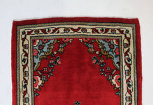 Load image into Gallery viewer, Handmade Antique, Vintage oriental Persian Sarokh rug - 116 X 63 cm
