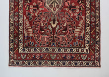 Load image into Gallery viewer, Handmade Antique, Vintage oriental Persian \Lilan rug - 408 X107 cm
