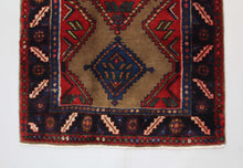 Load image into Gallery viewer, Handmade Antique, Vintage oriental Persian Mosel rug - 200 X 90 cm
