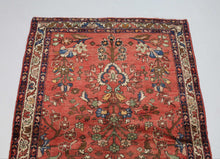 Load image into Gallery viewer, Handmade Antique, Vintage oriental Persian \Malayer rug - 306 X 105 cm
