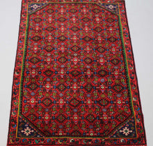 Load image into Gallery viewer, Handmade Antique, Vintage oriental Persian \Hosinabad rug - 148 X 93 cm
