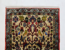 Load image into Gallery viewer, Handmade Antique, Vintage oriental Persian Savah rug - 150 X 66 cm
