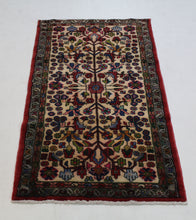 Load image into Gallery viewer, Handmade Antique, Vintage oriental Persian Savah rug - 147 X 70 cm
