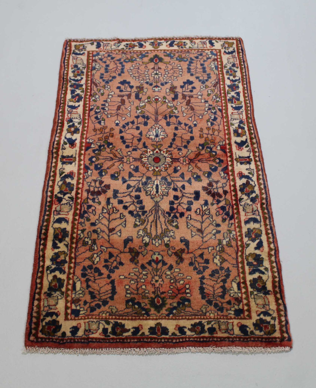 Handmade Antique, Vintage oriental Persian Sarokh rug - 122 X 67 cm