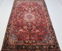 Load image into Gallery viewer, Handmade Antique, Vintage oriental wool Persian \Bijar rug - 285 X 155 cm
