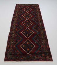 Load image into Gallery viewer, Handmade Antique, Vintage oriental Persian Mosel rug - 246 X 75 cm
