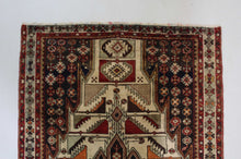 Load image into Gallery viewer, Handmade Antique, Vintage oriental Persian Mazlaghan rug - 193 X 127 cm
