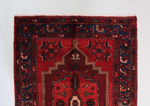 Load image into Gallery viewer, Handmade Antique, Vintage oriental wool Persian \ Mosel rug - 282X 104 cm
