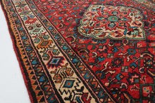 Load image into Gallery viewer, Handmade Antique, Vintage oriental Persian Hosinabad rug - 340 X 115 cm
