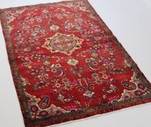 Load image into Gallery viewer, Persian Antique, Vintage oriental rug - Davoud abad 217x 119cm
