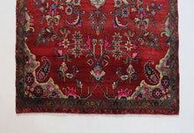 Load image into Gallery viewer, Handmade Antique, Vintage oriental Persian Nahavand rug - 217 X 119 cm
