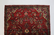Load image into Gallery viewer, Handmade Antique, Vintage oriental Persian Nahavand rug - 217 X 119 cm
