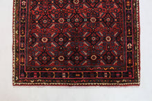 Load image into Gallery viewer, Handmade Antique, Vintage oriental Persian Hosinabad rug - 205 X 109 cm
