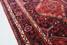 Load image into Gallery viewer, Handmade Antique, Vintage oriental wool Persian \Malayer rug - 240X 145 cm
