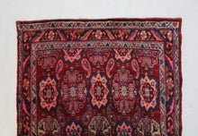 Load image into Gallery viewer, Handmade Antique, Vintage oriental Persian  Arak rug - 295 X 105 cm

