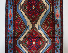 Load image into Gallery viewer, Handmade Antique, Vintage oriental Persian Mosel rug - 280 X 73 cm
