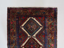 Load image into Gallery viewer, Handmade Antique, Vintage oriental wool Persian \Nahavand rug - 330 X 83 cm
