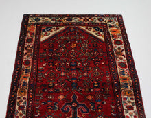 Load image into Gallery viewer, Handmade Antique, Vintage oriental Persian Mosel rug - 307 X 105 cm
