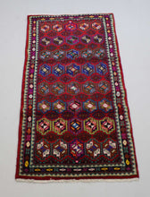 Load image into Gallery viewer, Handmade Antique, Vintage oriental Persian Nahavand rug - 175 X 75 cm
