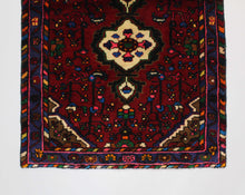 Load image into Gallery viewer, Handmade Antique, Vintage oriental Persian Hosinabad rug - 240 X 87 cm
