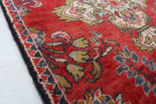 Load image into Gallery viewer, Handmade Antique, Vintage oriental Persian Sarokh rug - 130 X 74 cm
