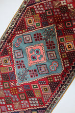 Load image into Gallery viewer, Handmade Antique, Vintage oriental wool Persian \Mayme rug - 198 X 110 cm
