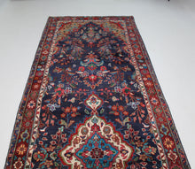 Load image into Gallery viewer, Handmade Antique, Vintage oriental wool Persian \Malayer rug - 402 X 112 cm

