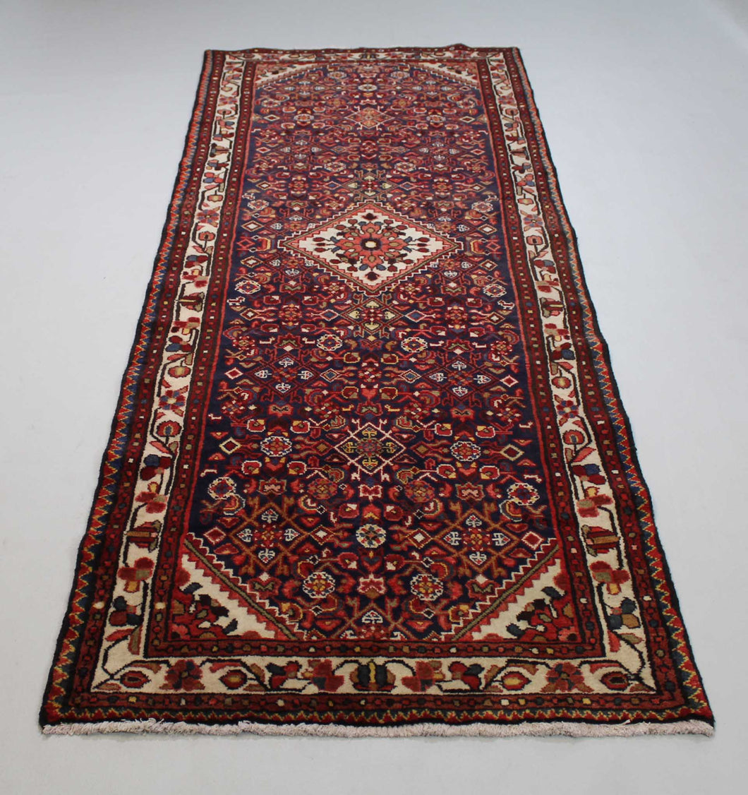 Handmade Antique, Vintage oriental wool Persian \Mosel rug - 290 X 100 cm