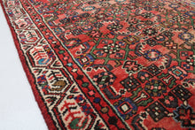 Load image into Gallery viewer, Handmade Antique, Vintage oriental wool Persian \Hamedan rug - 296 X 83 cm
