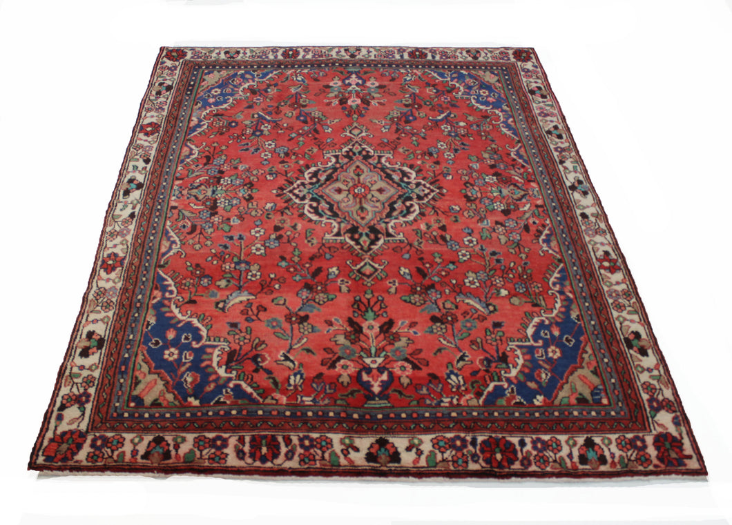 Handmade Antique, Vintage oriental Persian Asadabad rug - 287 X 195 cm