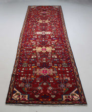 Load image into Gallery viewer, Handmade Antique, Vintage oriental wool Persian \Mosel rug - 405 X 85 cm
