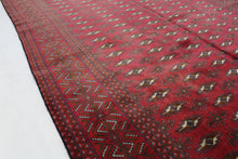 Load image into Gallery viewer, Handmade Antique, Vintage oriental Persian Turkaman rug - 274 X 198 cm
