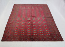 Load image into Gallery viewer, Handmade Antique, Vintage oriental Persian Turkaman rug - 274 X 198 cm
