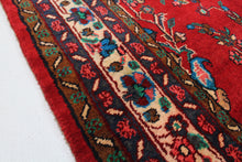 Load image into Gallery viewer, Handmade Antique, Vintage oriental wool Persian \Malayer rug - 483 X 130 cm
