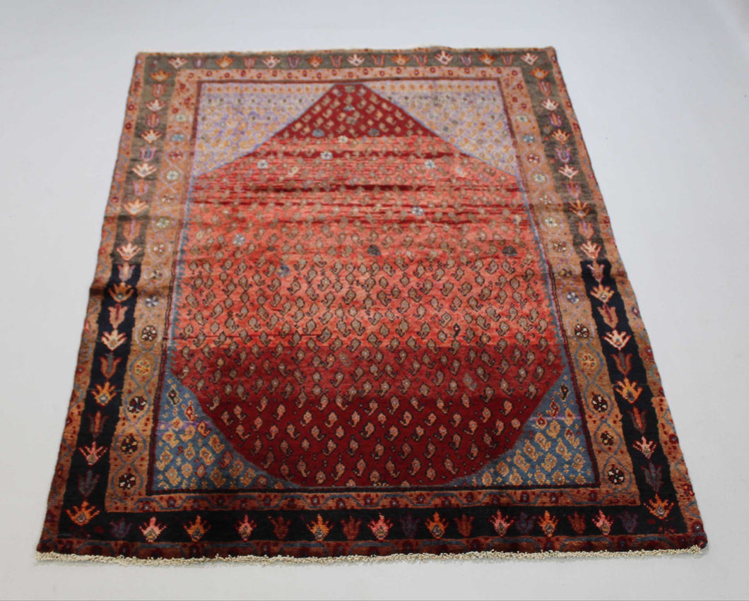 Persian Antique, Vintage oriental rug - Arak 205 x 140 cm