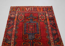 Load image into Gallery viewer, Handmade Antique, Vintage oriental wool Persian \Vis rug - 218 X 120 cm
