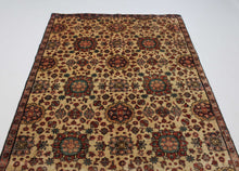 Load image into Gallery viewer, Handmade Antique, Vintage oriental wool Persian Tabriz rug - 272 X 120 cm
